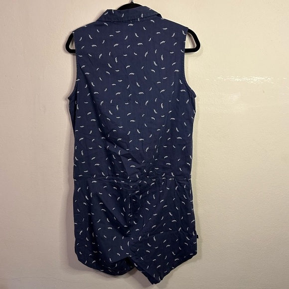 United by Blue Leaf Button Front Romper - Picture 2 of 5